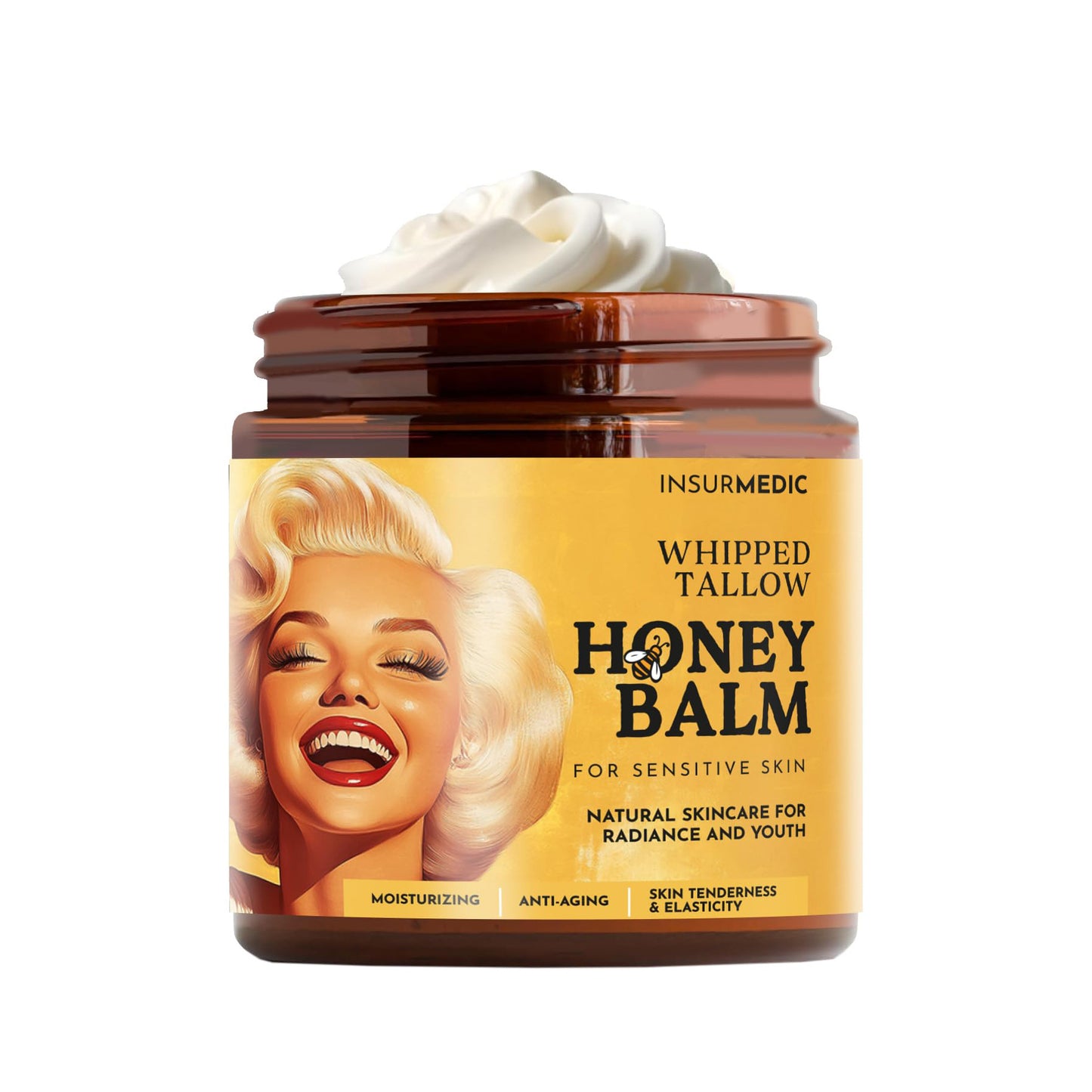 Organic Grass-Fed Beef Tallow for Skin and Lips