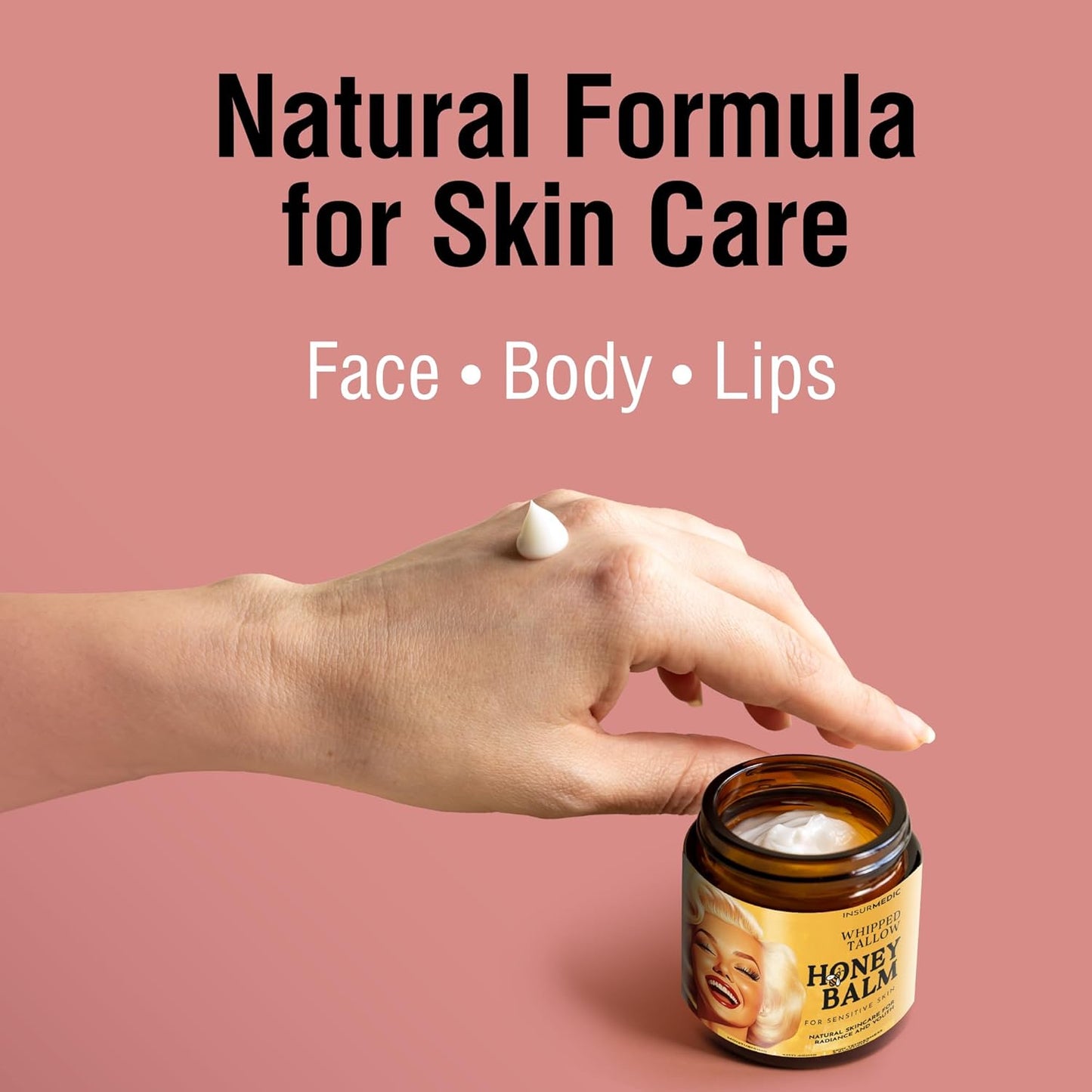 Organic Grass-Fed Beef Tallow for Skin and Lips